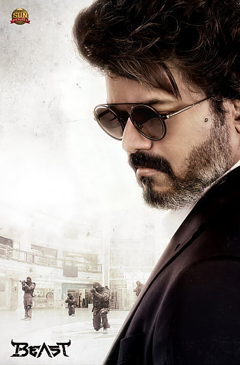 Beast, glasses, eyebrow, vijay HD phone wallpaper