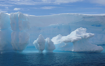 Nature, Water, Snow, Ocean, Wall, Glacier, Cold, Permafrost, Frozen Earth HD wallpaper