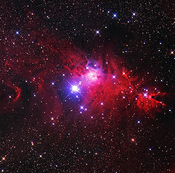 Universe, Stars, Glare, Nebula HD wallpaper