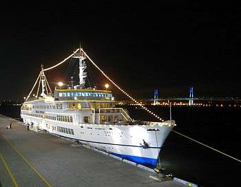 Ship on Dock, cool HD wallpaper