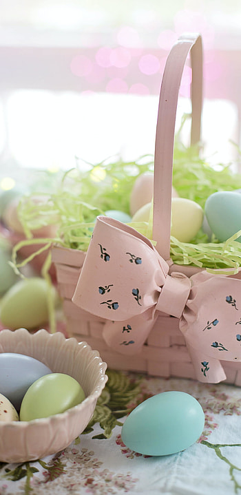 Easter holiday, Festive celebration, Colorful eggs in grass, Vibrant colors HD phone wallpaper