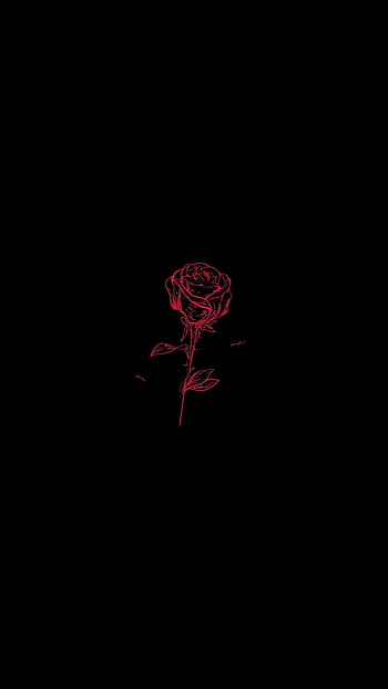 Minimal. Red and black , Dark red , Black aesthetic, Dark Red HD phone wallpaper