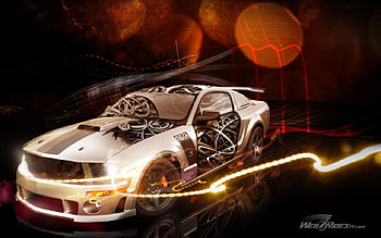 Ford Mustang, money talks, dream car HD wallpaper
