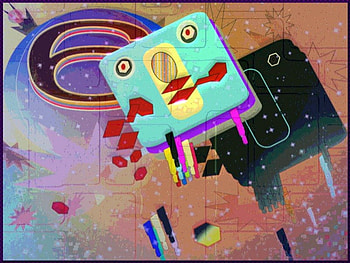ELEPHANT6 a sci-fi story, scifi, robot, war, destruction, wesley miller, widget, djchoppercat, orbit, space, science fiction HD wallpaper