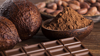Chocolate cocoa bean, Superfood ingredient HD wallpaper