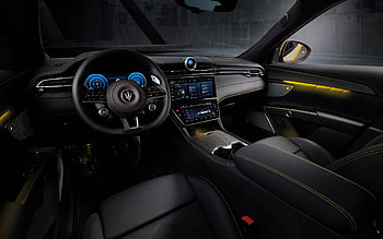 2023, Maserati Grecale Trofeo, interior, dashboard, inside view, new Maserati Grecale interior, italian cars, Maserati HD wallpaper