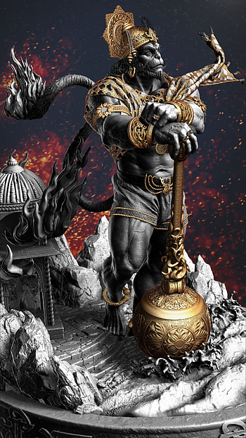 ArtStation - Hanuman 3D World Magazine cover, Gaurav Kumar. Hanuman , Hanuman pics, Lord hanuman HD phone wallpaper