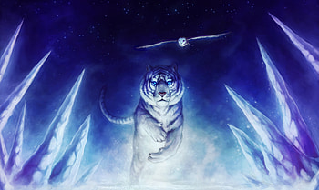 Tiger Owl , tiger, owl, artist, digital-art HD wallpaper