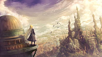 Anime Girl Fantasy Artwork, anime-girl, anime, artist, artwork, digital-art, fantasy HD wallpaper