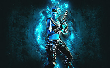 Fortnite Slurp Bandolette Skin, Fortnite, main characters, blue stone background, Slurp Bandolette, Fortnite skins, Slurp Bandolette Skin, Slurp Bandolette Fortnite, Fortnite characters HD wallpaper