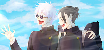 Satoru Gojo & Suguru Geto, Satoru Gojo, Suguru Geto, Anime, Jujutsu Kaisen, Gojo & Geto HD wallpaper