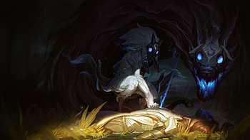 Kindred, League of Legends splash art, League of Legends characters, Gaming HD wallpaper