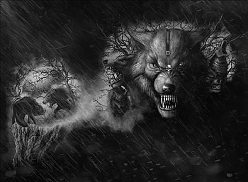 Wolf Art, animal, wolf, fantasy, art HD wallpaper