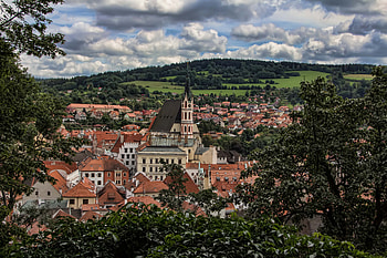 Cities, Trees, Architecture, Building, Czech Republic, Czechia HD wallpaper