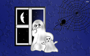 Cute Halloween Ghost – Festival Collections HD wallpaper