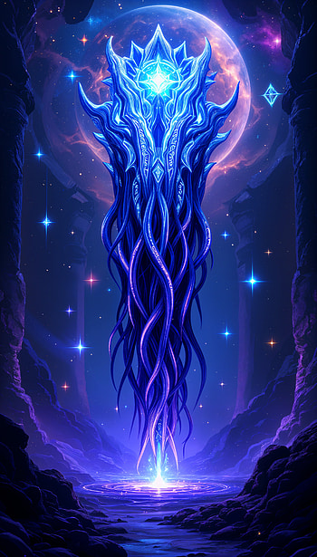 Ethereal Cosmic Bloom – Mystical , mystical HD phone wallpaper