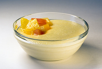Creamy semolina pudding, Warm comfort food, Sweet dessert, Traditional recipe HD wallpaper