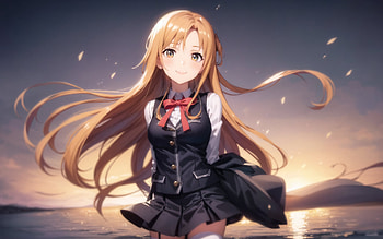 Asuna yuuki, Asuna Yuuki, Anime, Sword Art Online HD wallpaper
