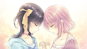 Asuka And Nao, Romance, Girls, Anime, Love, Shoujo-AI, Girl, Hakuisei Aijou Izonshou, Yuri, Nao, Oosachi, Asuka HD wallpaper