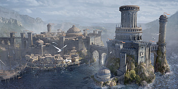 fantasy, castle HD wallpaper