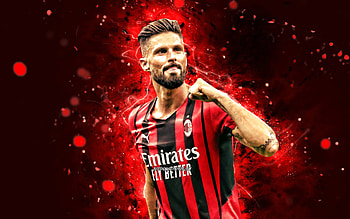 Olivier Giroud, soccer, acmilan, football, milan, oliviergiroud, french HD wallpaper
