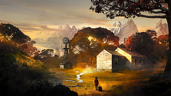 Leaving Home, artist, artwork, digital-art, deviantart HD wallpaper
