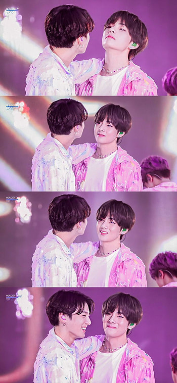 Taekook, bts, v, vkook, jungkook HD phone wallpaper