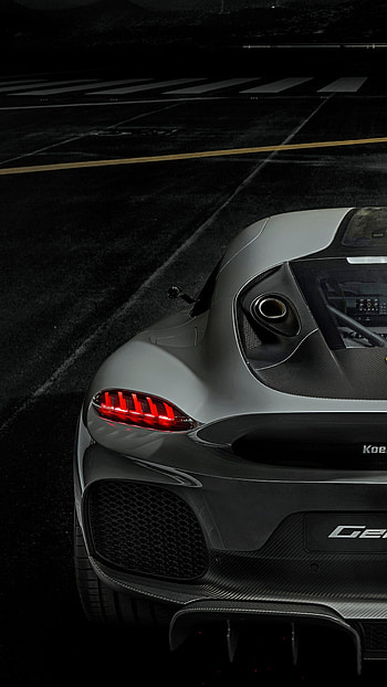 Koenigsegg Gemera, Rear view, Sony Xperia HD phone wallpaper