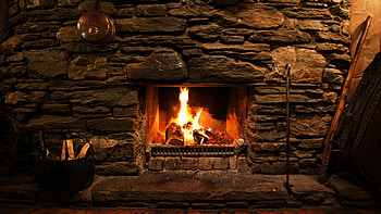 Stunning fireplace graphy, Ultra , Mesmerizing flames, Intimate atmosphere HD wallpaper