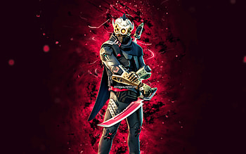 Unshackled Kondor, , purple neon lights, Fortnite Battle Royale, Fortnite characters, Unshackled Kondor Skin, Fortnite, Unshackled Kondor Fortnite HD wallpaper