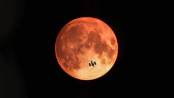 Moon Lunar Eclipse Dark , moon, planet, space, artist, artwork, digital-universe, dark, black HD wallpaper