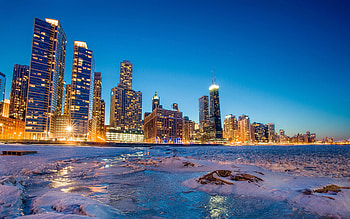 Chicago skyline , , Tablet explore HD wallpaper