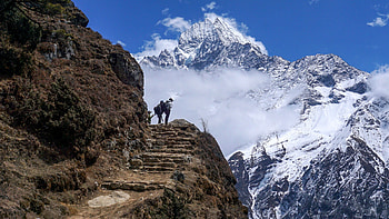 Stranded Trekkers Nepal, Trekking adventures, Unexpected challenges, Resilience amidst crisis HD wallpaper