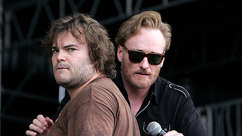 Conan O'Brien, Celebs, Final guest, Jack Black HD wallpaper