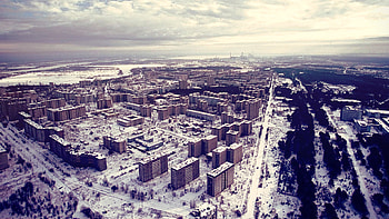 Winter, Pripyat, Chernobyl HD wallpaper