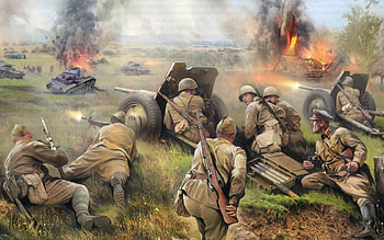 SOLDIERS, ww2, russian, kursk HD wallpaper