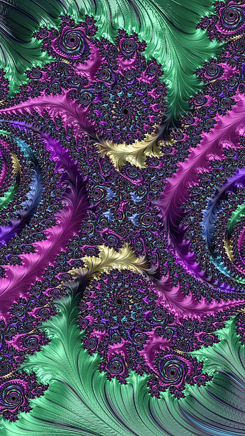 Trippy Psychedelic Fractal, Abstract, fractal HD phone wallpaper