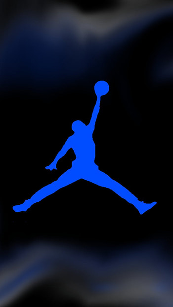 Jordan blue, air, airjordan HD phone wallpaper