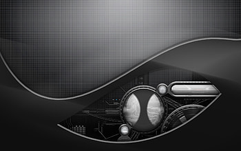 Black Abstract, 3d and cg, white, black, abstract HD wallpaper