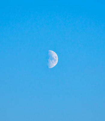 Sky, Moon, Minimalism HD phone wallpaper