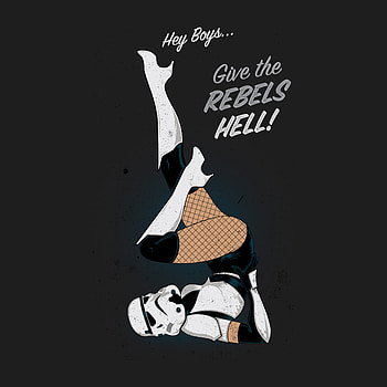 Stormtrooper Pin Up Girl Style iPad Air | . HD phone wallpaper