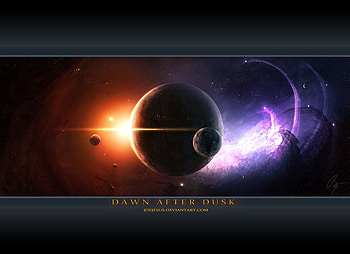 Dawn_after_Dusk, star, space, planet, sun HD wallpaper