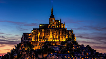 Mont St. Michel, wuxga, 1920x1200, Travels HD wallpaper