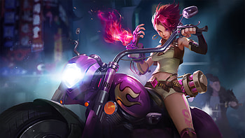 Harley Girl , artist, artwork, artstation HD wallpaper