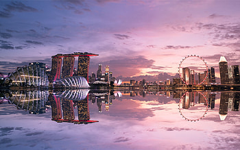 Singapore Skyline, ideas, Urban beauty, Exquisite architecture HD wallpaper