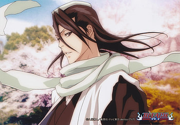 Byakuya Kuchiki, bleach, anime, cherry blossoms HD wallpaper