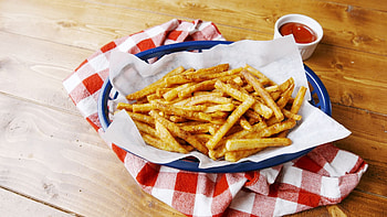Double fried french fries, Extra crispy texture, Double the flavor, Crispy indulgence HD wallpaper