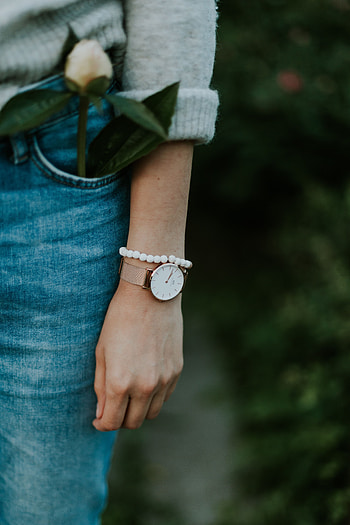 Clock, Flower, Hand, Miscellanea, Miscellaneous, Pocket, Bracelet HD phone wallpaper