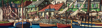 Ghibli 3840 x 1080 HD wallpaper
