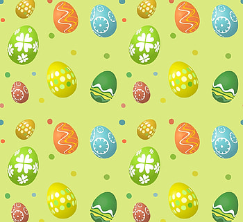 Pattern, egg easter, yellow, green, blue, texture HD wallpaper